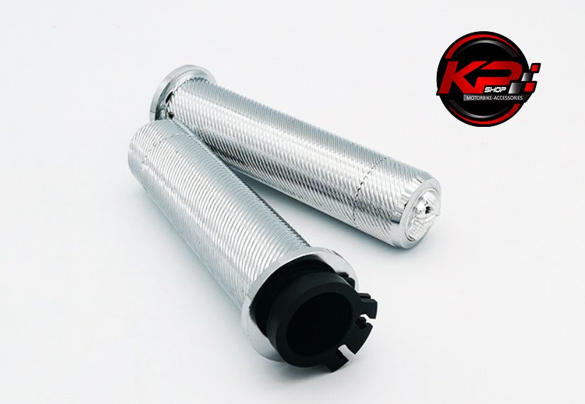 ปลอกแฮนด์ช้อปเปอร์ แฮนด์นิ้ว สีโครเมี่ยม