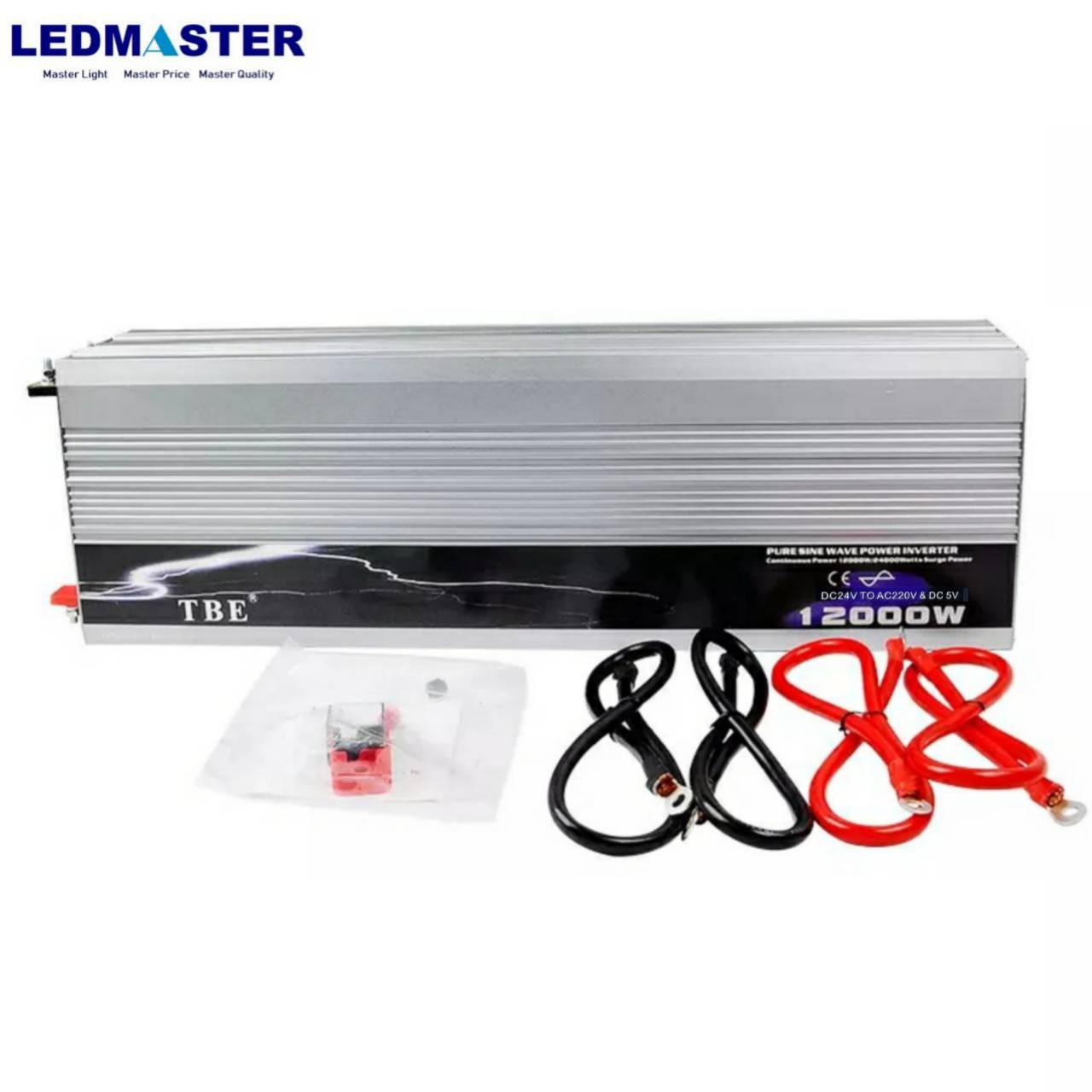 อินเวอร์เตอร์ ยี่ห้อ TBE 12000W 24V Inverter Pure Sine Wave คลื่นเพียวซายน์เวฟ กระเเสไฟบริสุทธิ์ (กระเเสไฟนิ่ง)