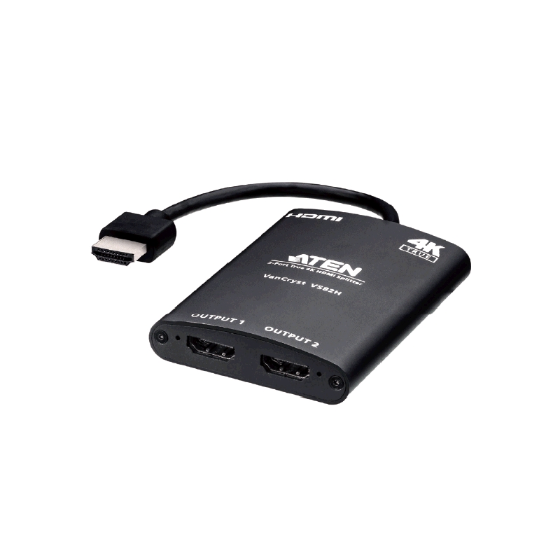 ATEN VS82H 2-PORT TRUE 4K HDMI SPLITTER
