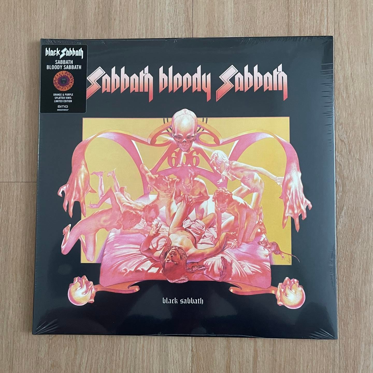 แผ่นเสียง Black Sabbath – Sabbath Bloody Sabbath **Limited Edition, Orange With Purple Splatter แผ่นเสียงมือหนึ่ง ซีล