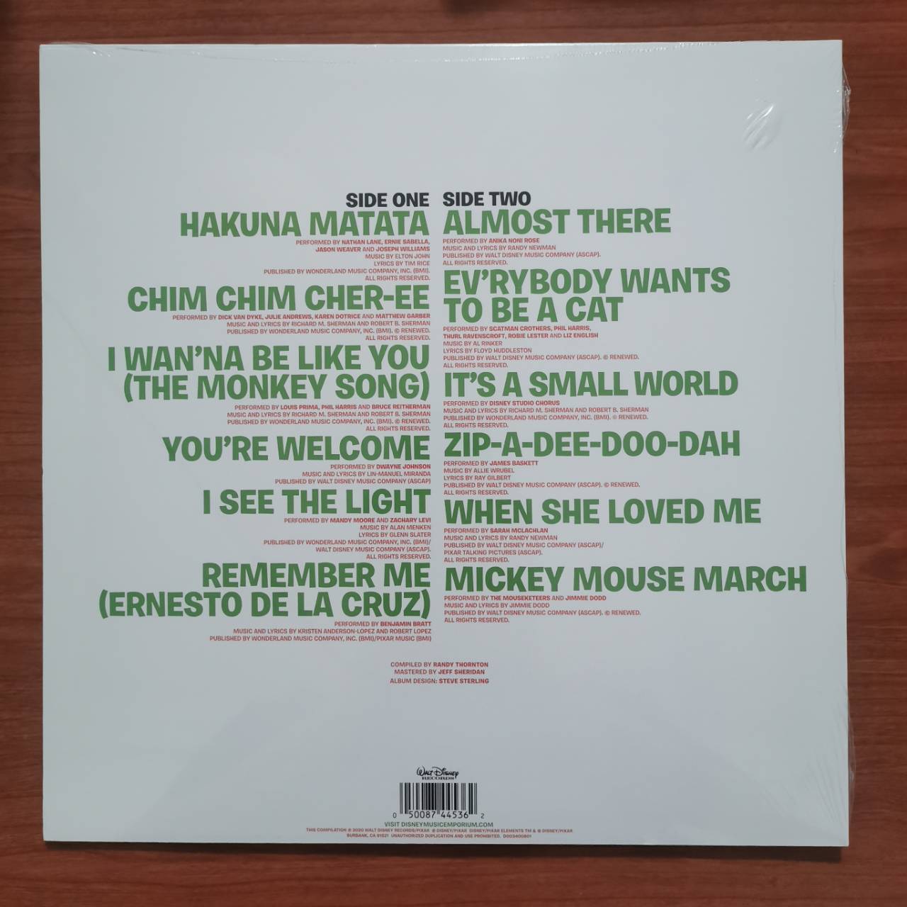 แผ่นเสียง Disney Ultimate Hits Vol. 2 แผ่นเสียงใหม่ ซีล Vinyl New Sealed