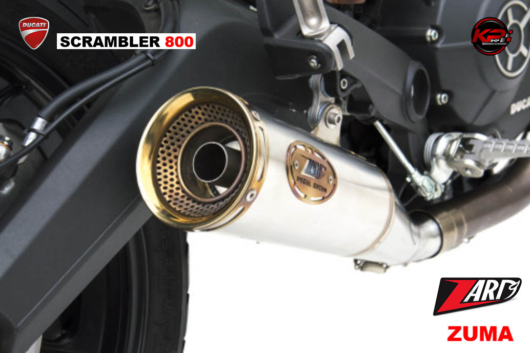 ท่อ ZARD FOR DUCATI SCRAMBLER 800 (ZUMA) สลิปออน