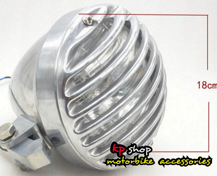 ไฟหน้าแต่งช้อปเปอร์ โครเมี่ยม