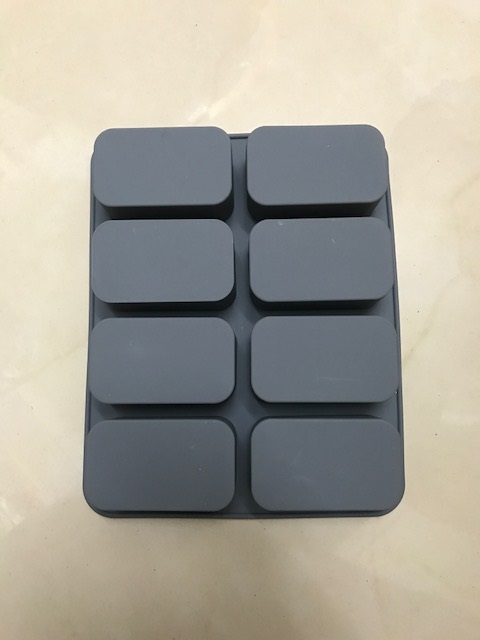 แม่พิมพ์ซิลิโคน สี่เหลียม 8 ช่อง