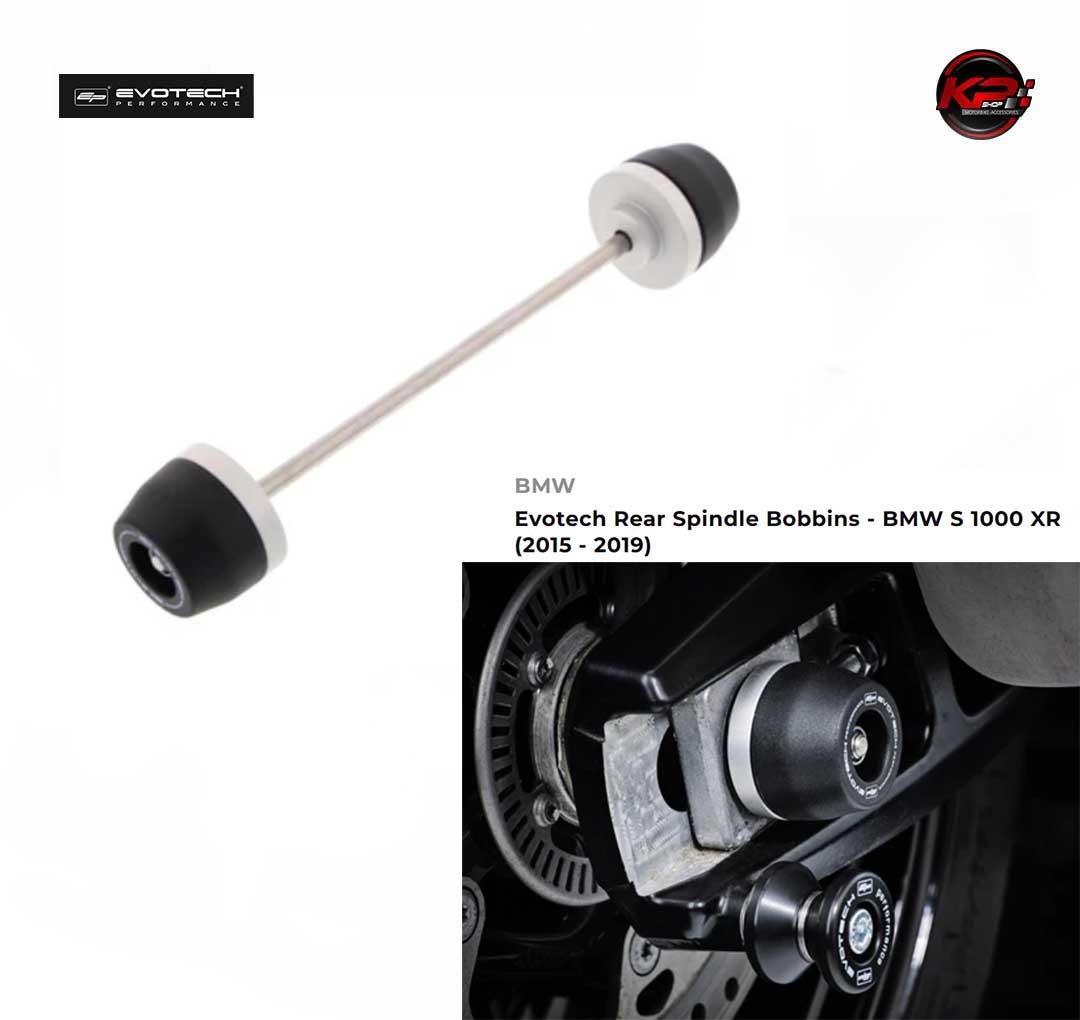 กันล้มหลัง Evotech Rear Spindle Bobbins - BMW S 1000 XR (2015 - 2019)
