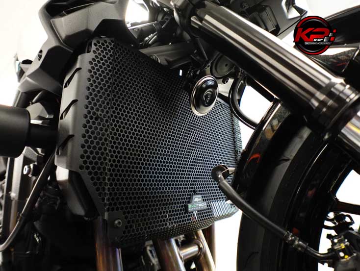 การ์ดหม้อน้ำ Evotech Radiator Guard - Kawasaki Z900 (2025+)