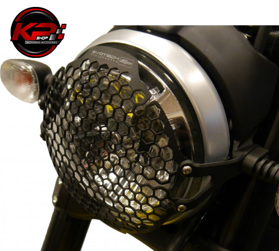 การ์ดไฟหน้า Evotech Ducati Scrambler Full Throttle Headlight Guard (2015 - 2021)