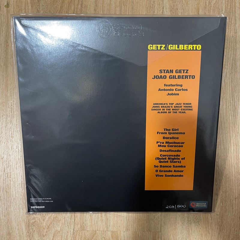 แผ่นเสียง Stan Getz - Getz / Gilberto , Vinyl, LP, Album, Reissue, ** Clear/Orange Splatter Vinyl แผ่นเสียงมือหนึ่ง ซีลเปิด