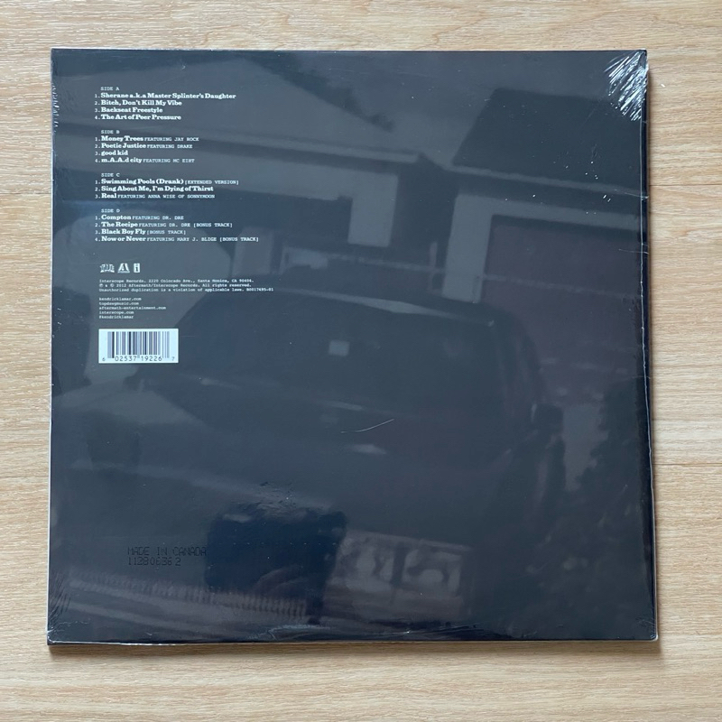 แผ่นเสียง Kendrick Lamar – Good Kid, M.A.A.d City ,2 LP, Album, Deluxe Edition US ,Canada มือหนึ่ง