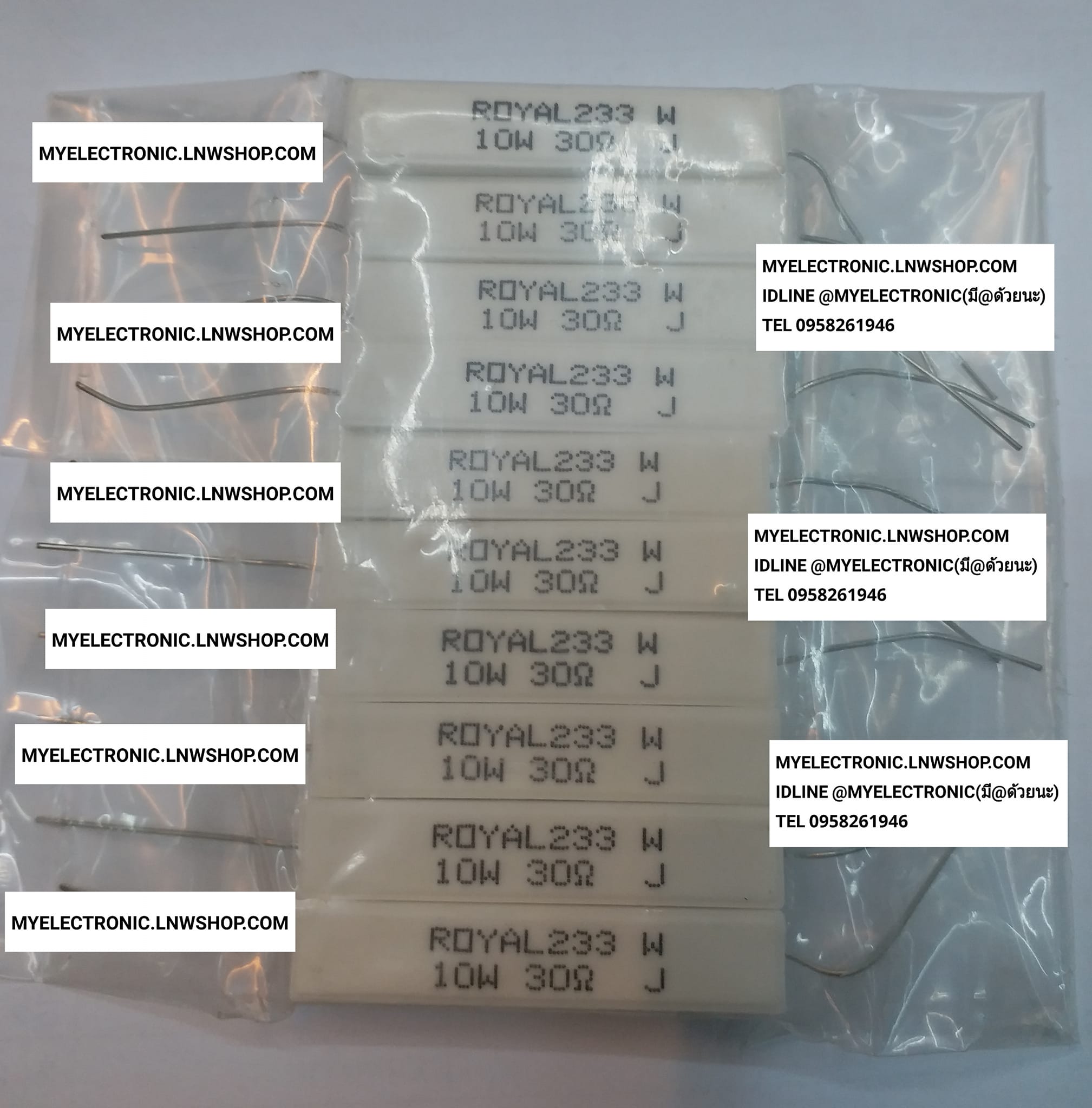 ขาย 30โอห์ม10W 30R10W 30OHM10W 30 OHM 10WATT 30OHM 10W 30โอห์ม10วัตต์ 30โอห์ม 10W 10วัตต์ ยี่ห้อ 10W30R 30R10W ราคา ตัวละ . . . . หน่วย บาท