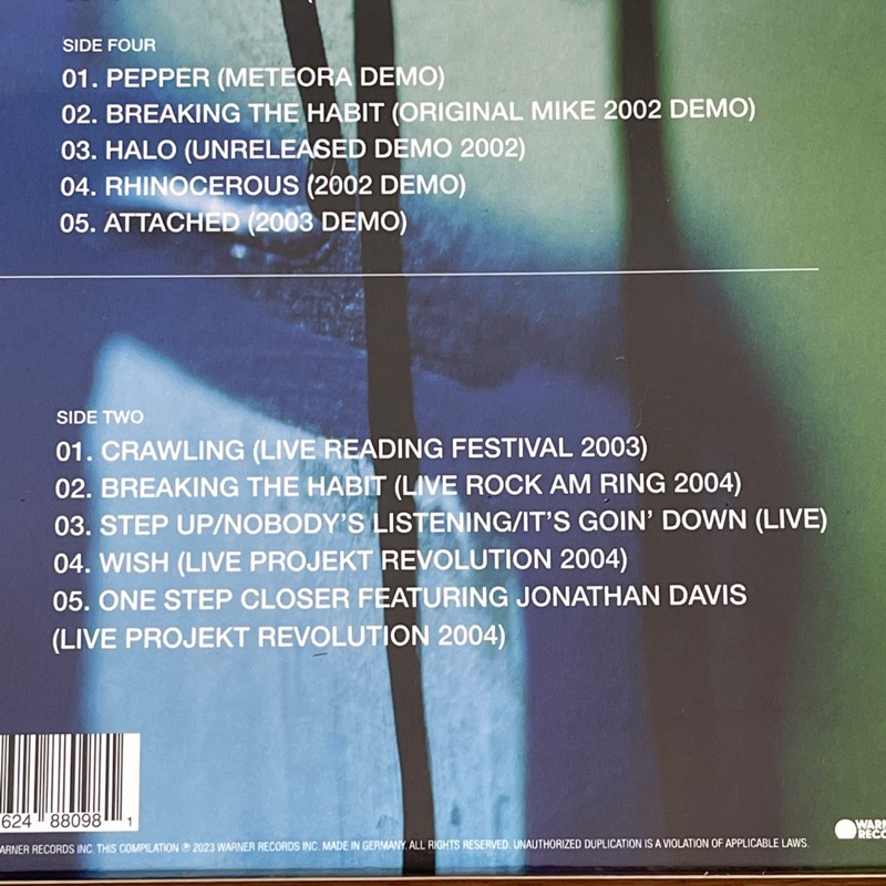 แผ่นเสียง Linkin Park - Meteora Box Set, Deluxe Edition, 20th Anniversary canada มือหนึ่ง ซีล