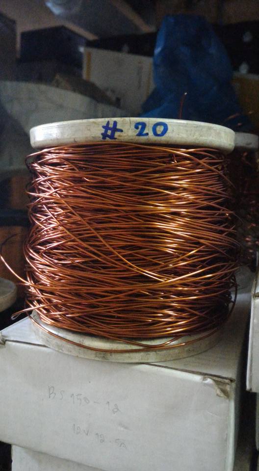 ขาย ลวดทองแดงเบอร์20SWG S.W.Gแบ่งขายเป็นเมตร ลวดทองแดงอาบน้ำยาเบอรฺ์20AWG ลวดทองแดงแบ่งขายเป็นเมตร ราคา เมตรละ . . . . หน่วย บาท