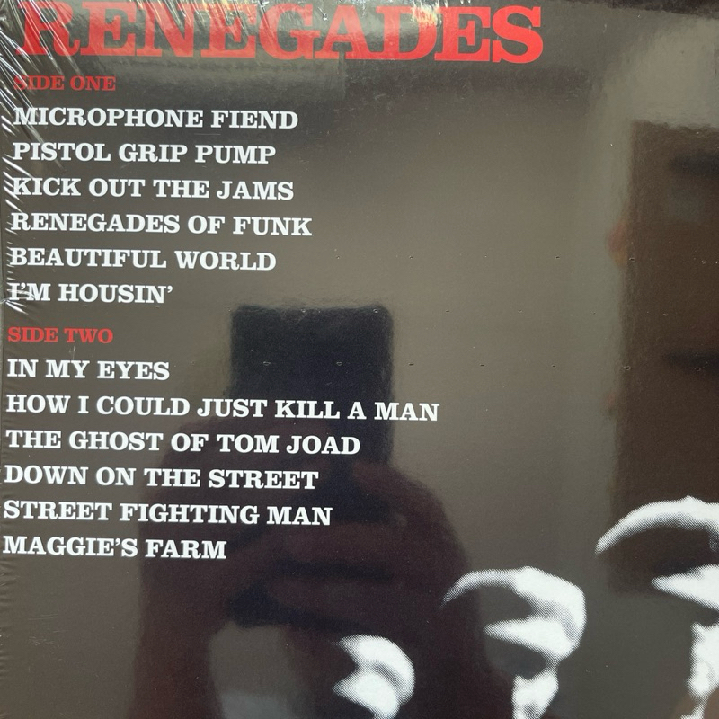 แผ่นเสียง Rage against the machine - Renegades, Black Vinyl, LP, Album, Reissue ,มือหนึ่ง ซีล