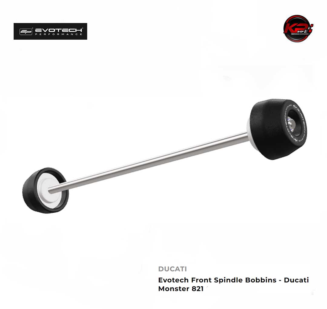 กันล้มหน้า Evotech Front Spindle Bobbins - Ducati Monster 821/1200