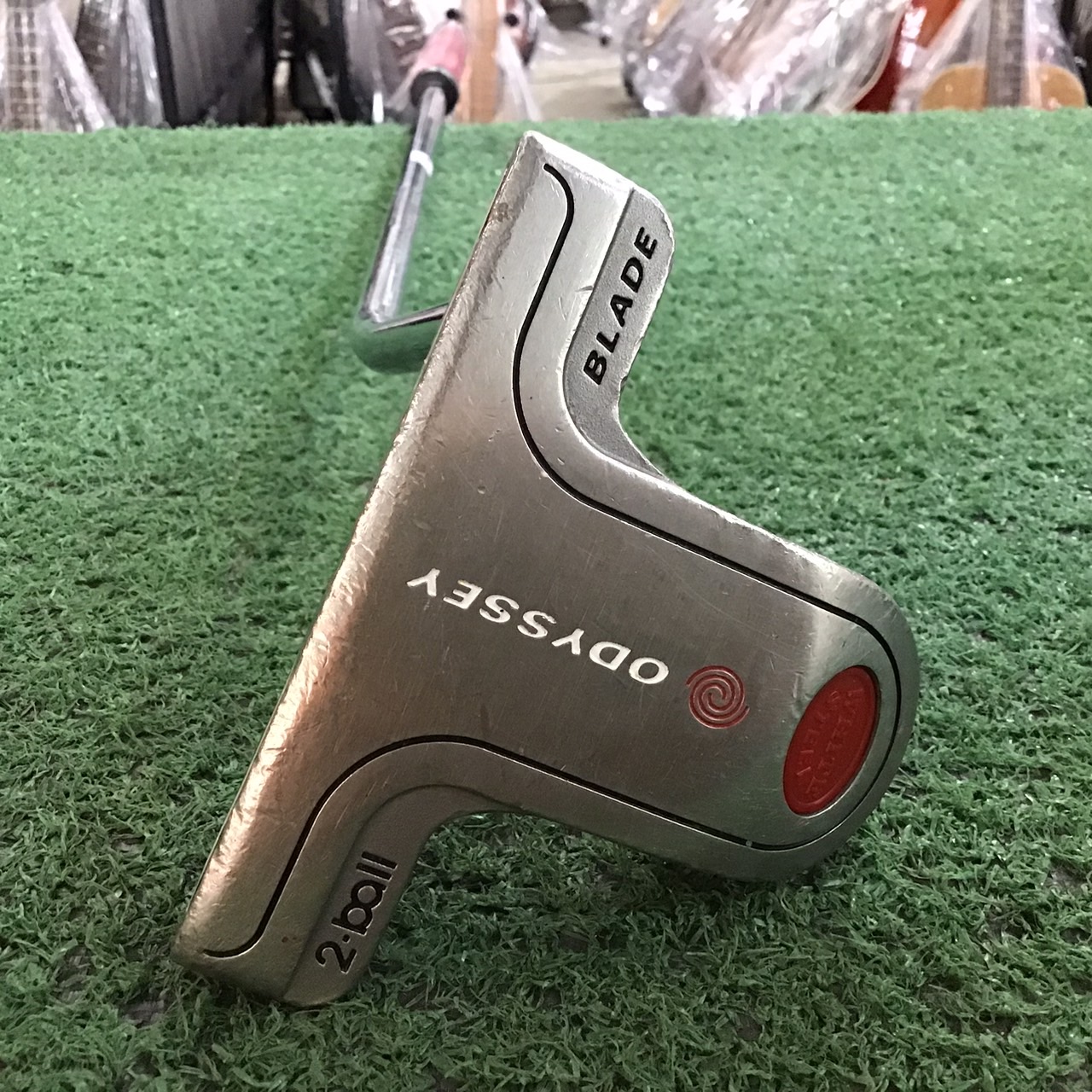 PUTTER ODYSSEY : 2-ball BLADE ก้านเหล็ก