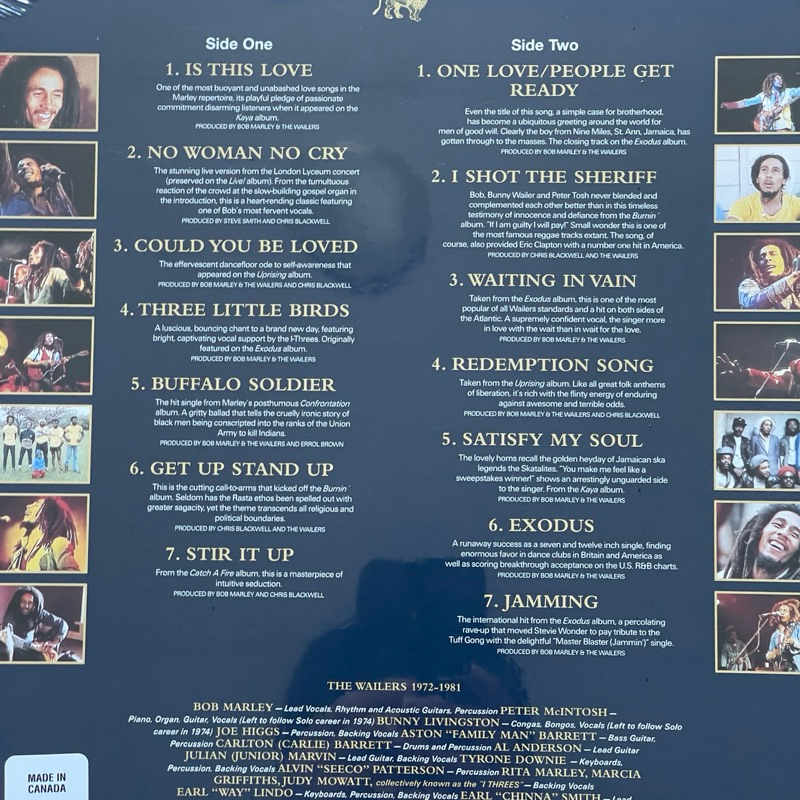 แผ่นเสียง Legend The Best Of Bob Marley And The Wailers/ Vinyl, LP, Compilation, , Reissue Canada มือหนึ่ง ซีล