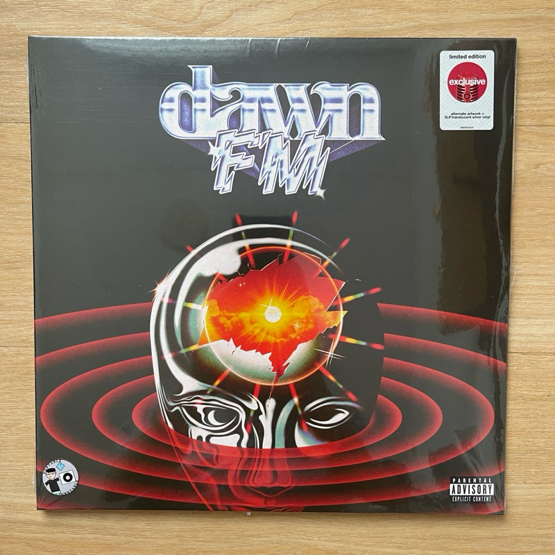 แผ่นเสียง The weeknd Dawn FM ,2 x Vinyl, LP, Album, Limited Edition, Translucent Silver ,มือหนึ่ง ซีล