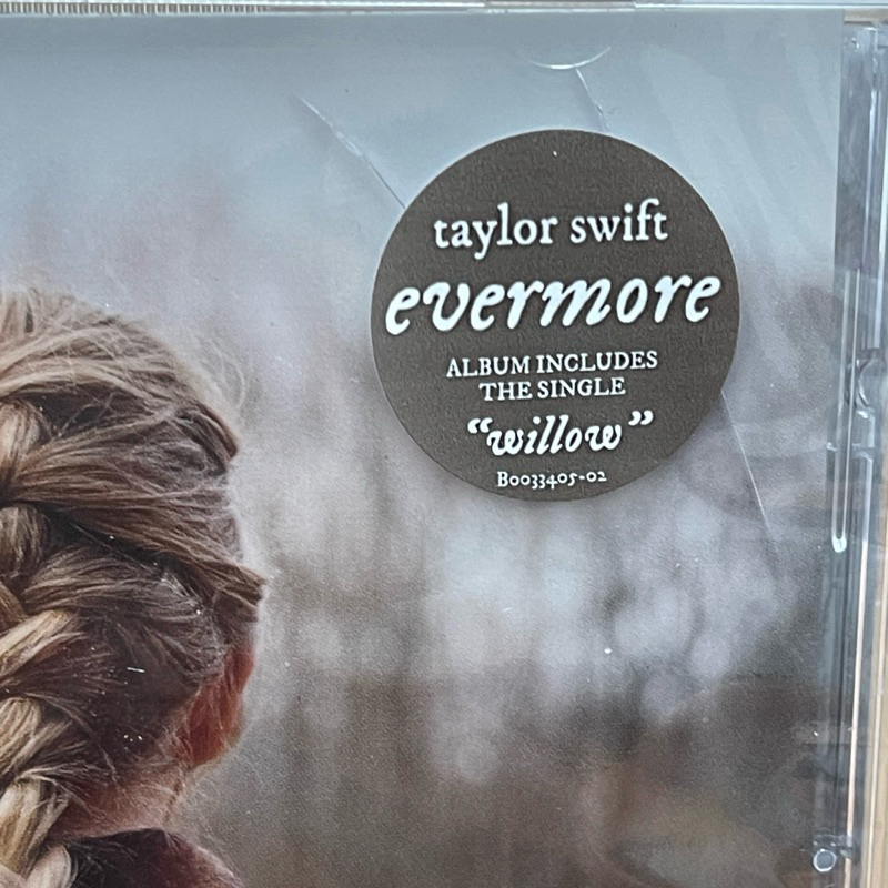แผ่นซีดี CD Taylor Swift - Evermore ,CD, Album, Deluxe Edition ,Mexico มือหนึ่ง ซีล (กล่องมีรอยร้าว มีกล่องใบใหม่เปลี่ยน)
