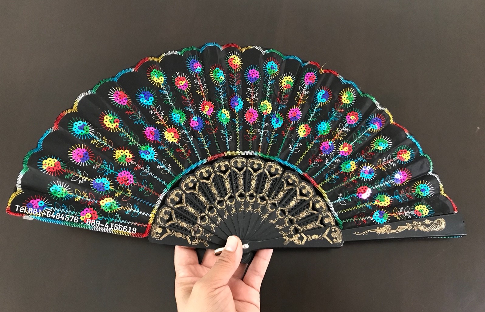 พัดจีน แบบพับ สะดวกพกพา