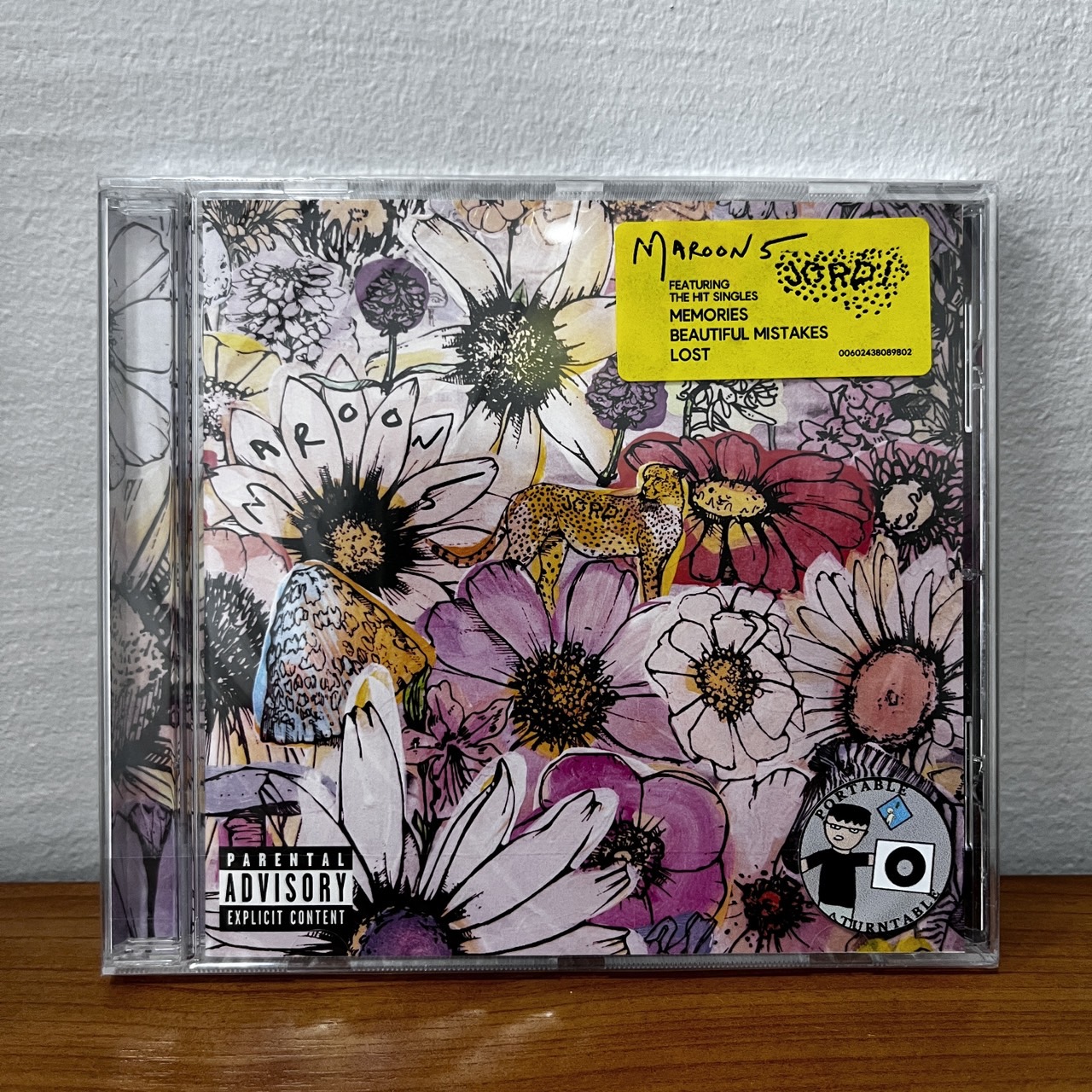 CD ซีดีเพลง Maroon 5 – Jordi (แผ่นแท้,ใหม่,ซีล)