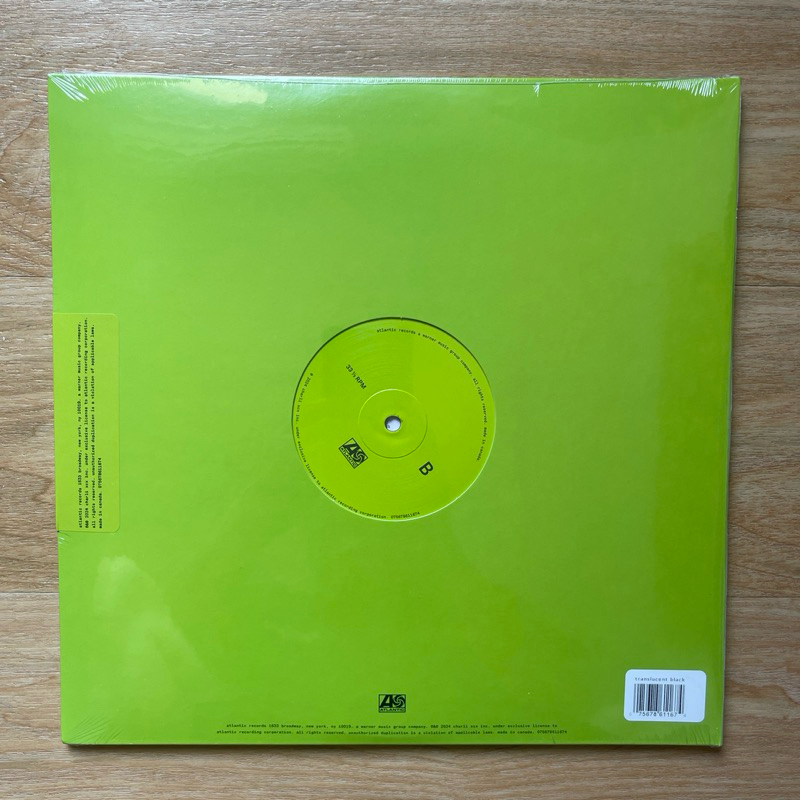 แผ่นเสียง Charli XCX - Brat , Vinyl, LP, Album,* Translucent Black Vinyl, EU มือหนึ่ง ซีล