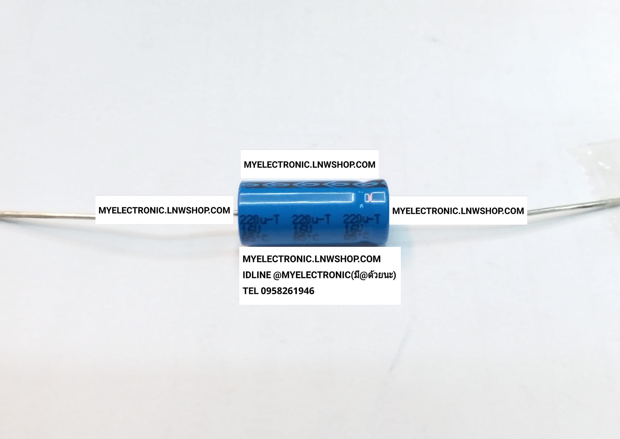 ขาย 220UF16V 85c คาปาซิเตอร์ อิเล็กโทรไลต์ ชนิด 85องศา ยี่ห้อ PHILIPS CAPACITOR ELECTROLIFE ฟิลลิป ของแท้ ราคา ตัวละ . . . . หน่วย บาท