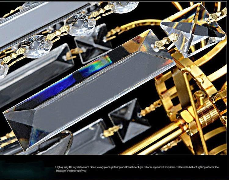 โคมไฟคริสตัลระย้า Citrine โคมระย้าคอนติเนนตัล โคมไฟเชิงเทียน สวยงามหรูหรา สไตล์โมเดริ์น ที่ใช้ในห้องนั่งเล่น ห้องรับประทานอาหาร ห้องนอน ห้องทำงาน ห้องประชุมและบันไดทางเดิน