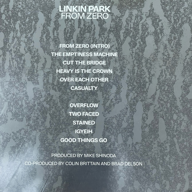แผ่นเสียง Linkin Park - From Zero , Vinyl, LP, Translucent Sea Blue ,US มือหนึ่ง ซีล
