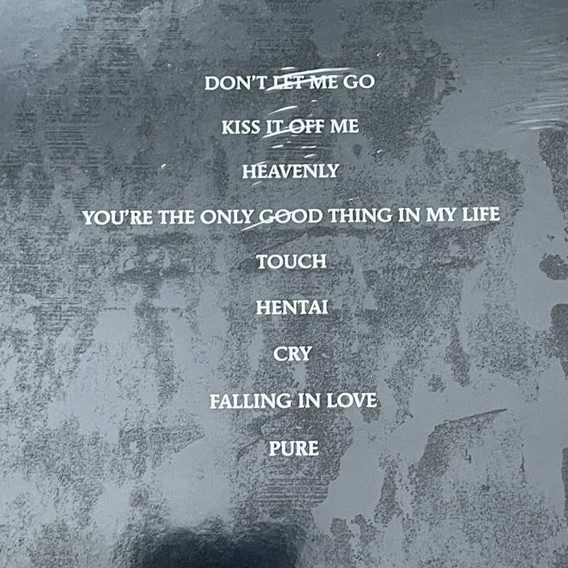 แผ่นเสียง cigarettes aftersex Cry ** deluxe vinyl180gram **poster+lyric book มือหนึ่ง ซีล