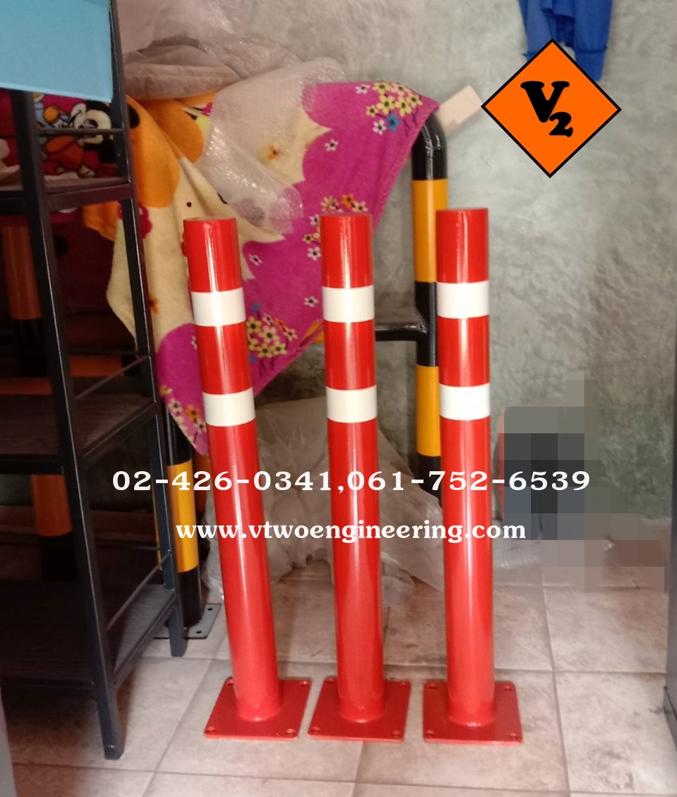 เสาเหล็กกันชน 3 นิ้ว สูง 80 ซม. TB00049