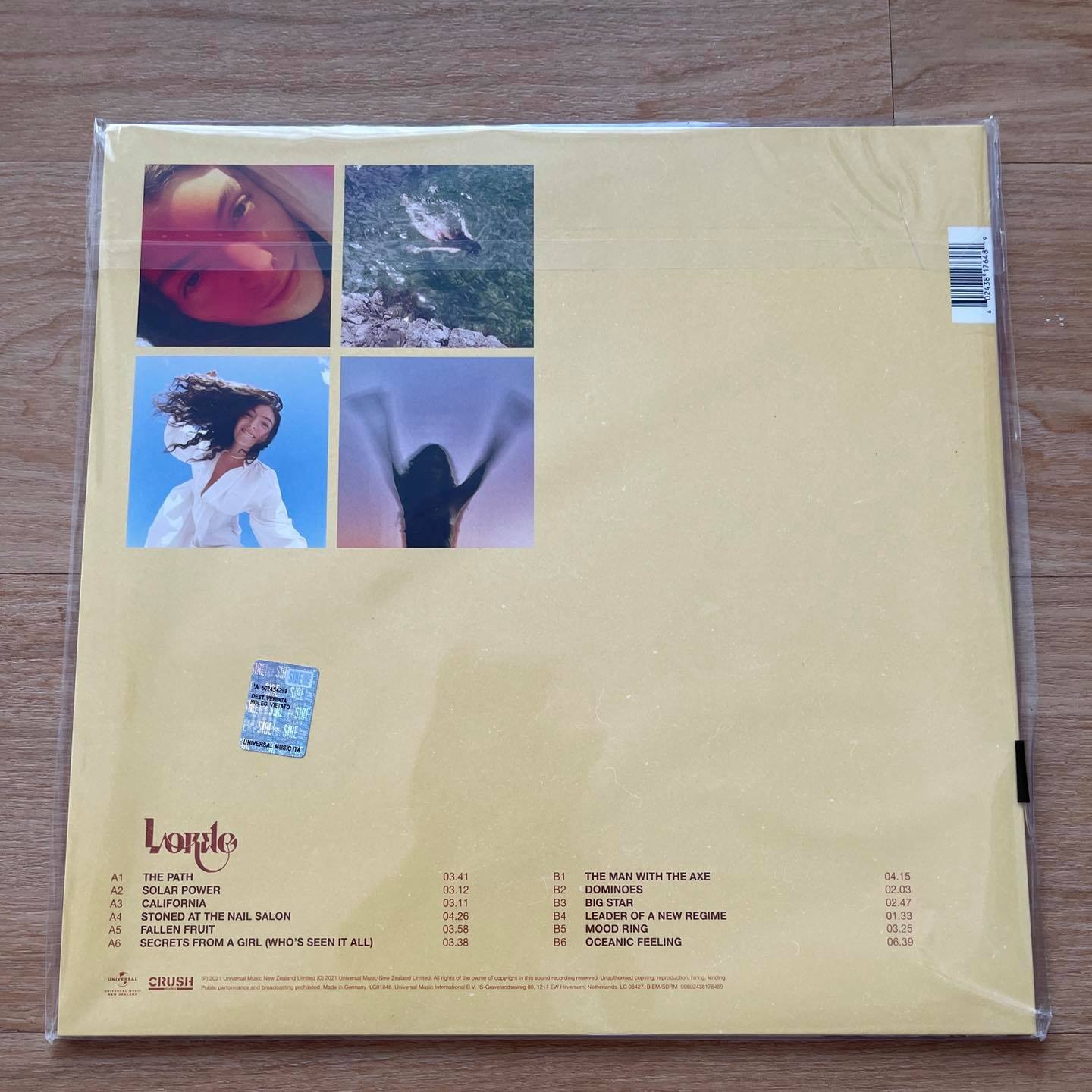 แผ่นเสียง Lorde– Solar Power ,Vinyl, LP, Album Black vinyl แผ่นเสียงมือหนึ่ง ซีล