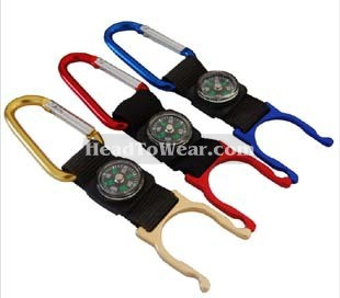 อุปกรณ์ล็อคหัวเข็มขัดแขวนขวด : สีเขียว KG017-2