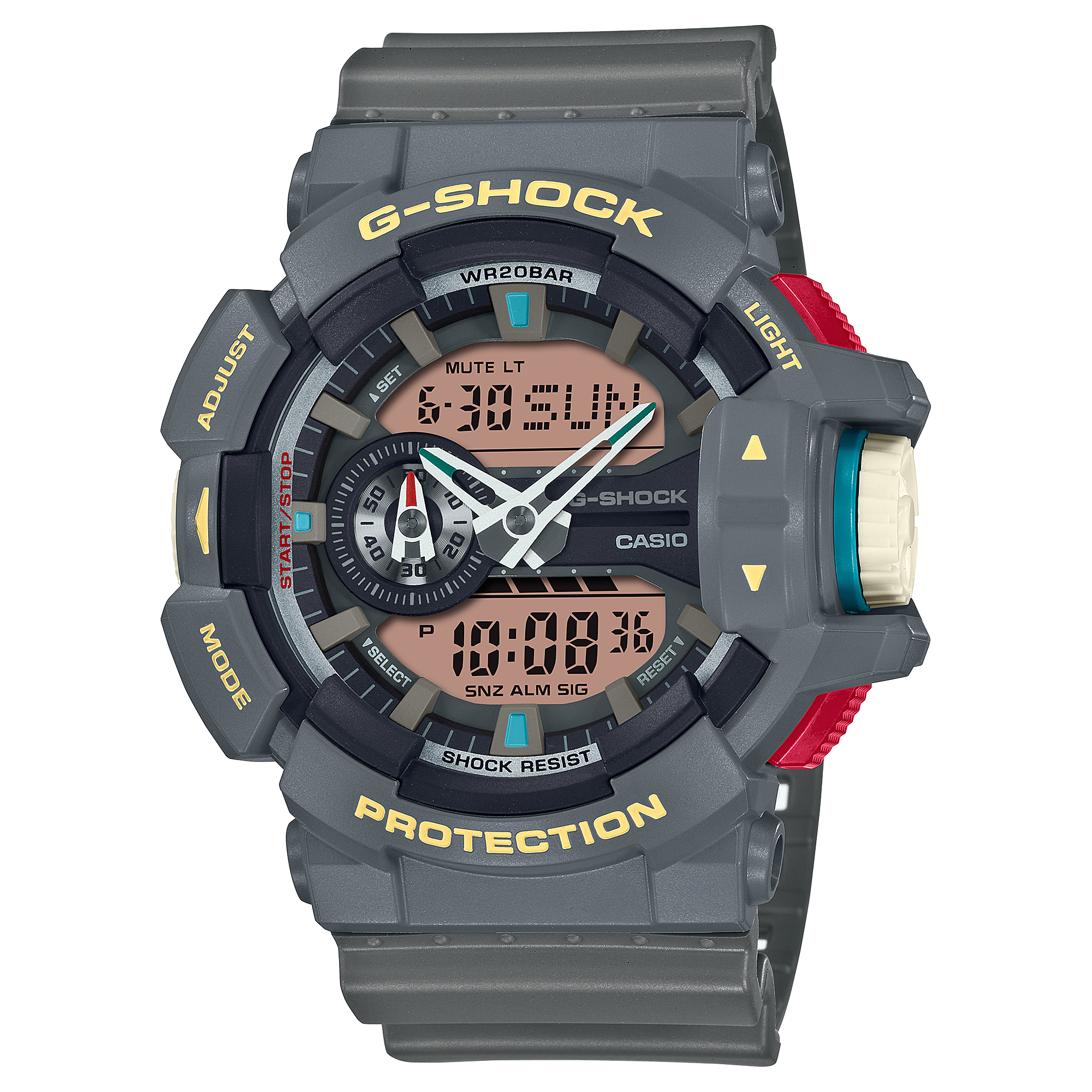 GA-400PC-8A | อะนาล็อก-ดิจิตอลมาตรฐาน | ซีรีส์ GA-400 | G-SHOCK | นาฬิกา | CASIO