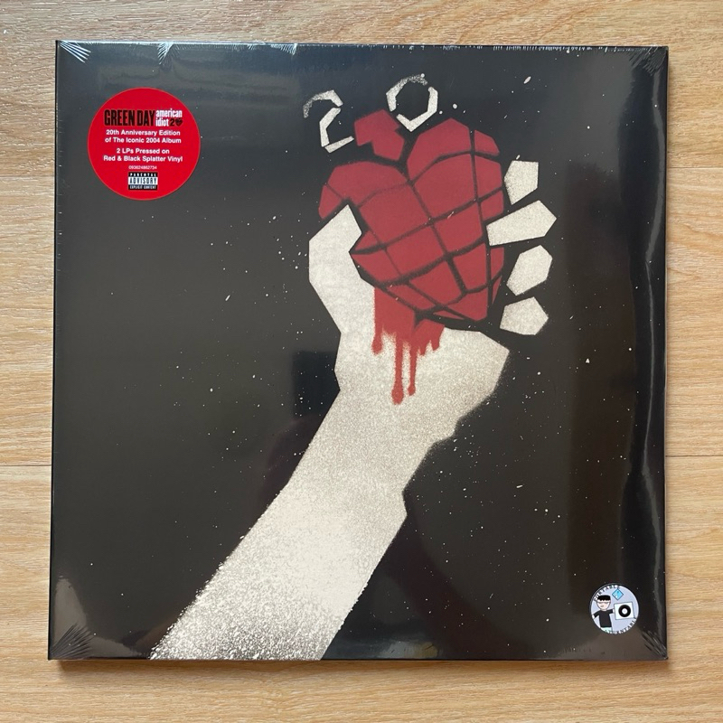 แผ่นเสียง Green Day - American Idiot 20th Anniversary, Red & Black Splatter, 20th Anniversary ,มือหนึ่ง ซีล