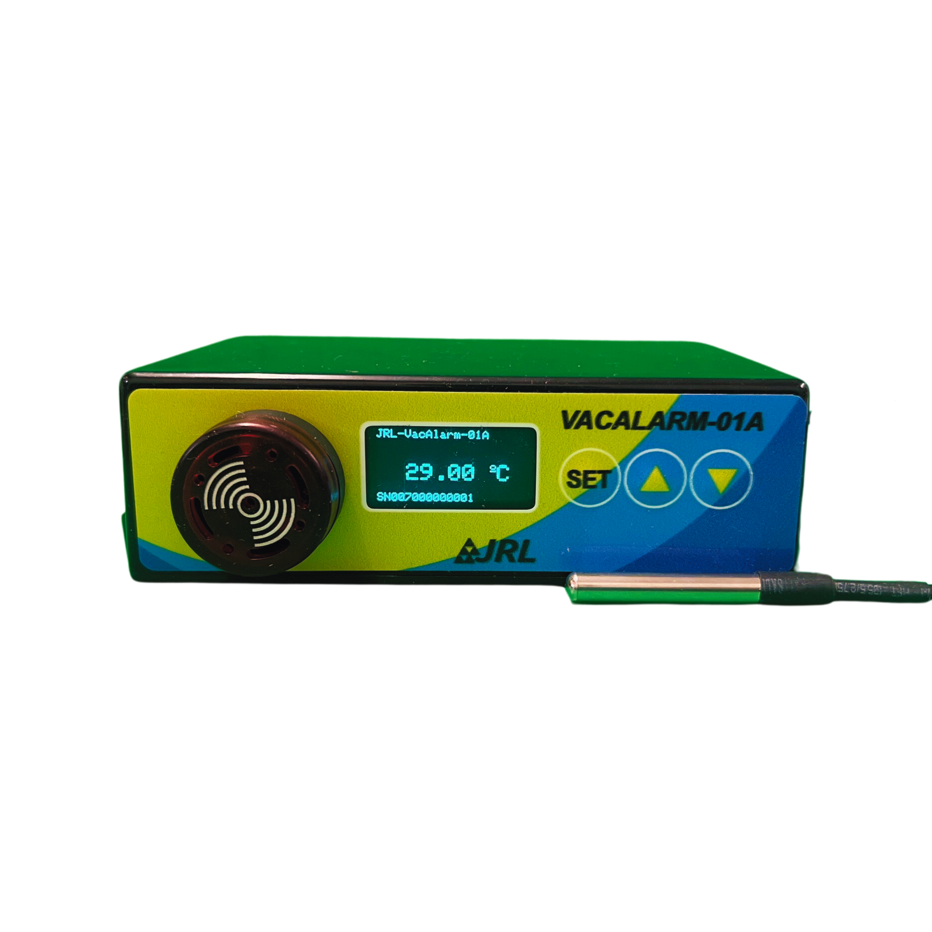Vaccine cabinet alarm brand JRL , Model: VACALARM-01A