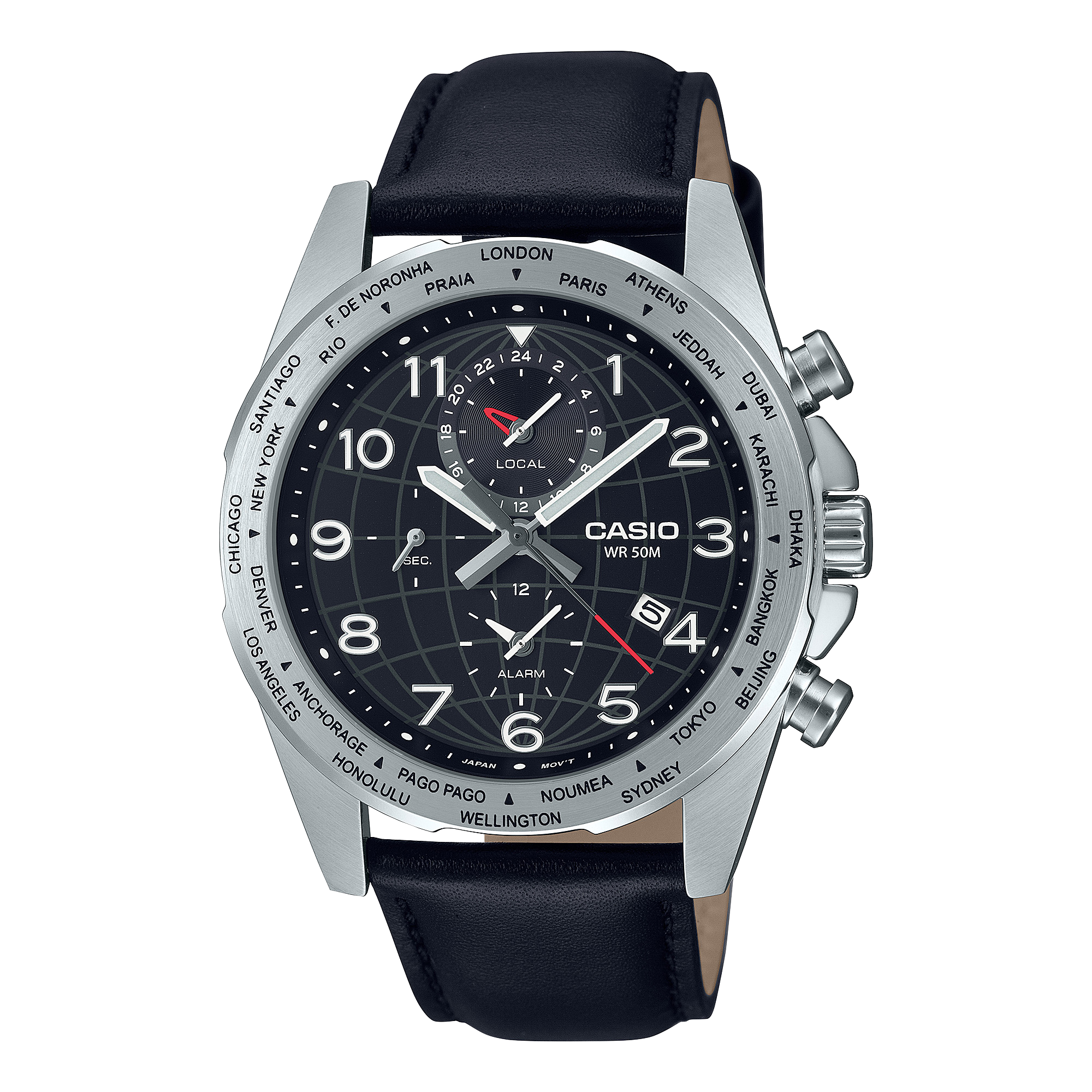 MTP-W500L-1AV | หลายเข็มนาฬิกา - สุภาพบุรุษ | Dress - CASIO