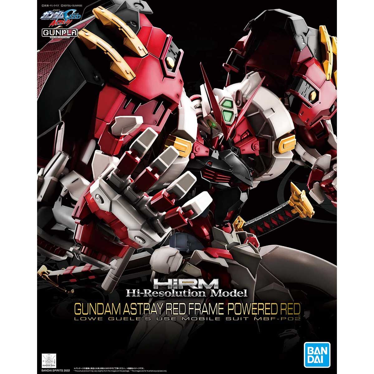 1062069 BANDAI SPIRITS HI-RESOLUTION MODEL 1/100 GUNDAM ASTRAY RED FRAME POWERED RED