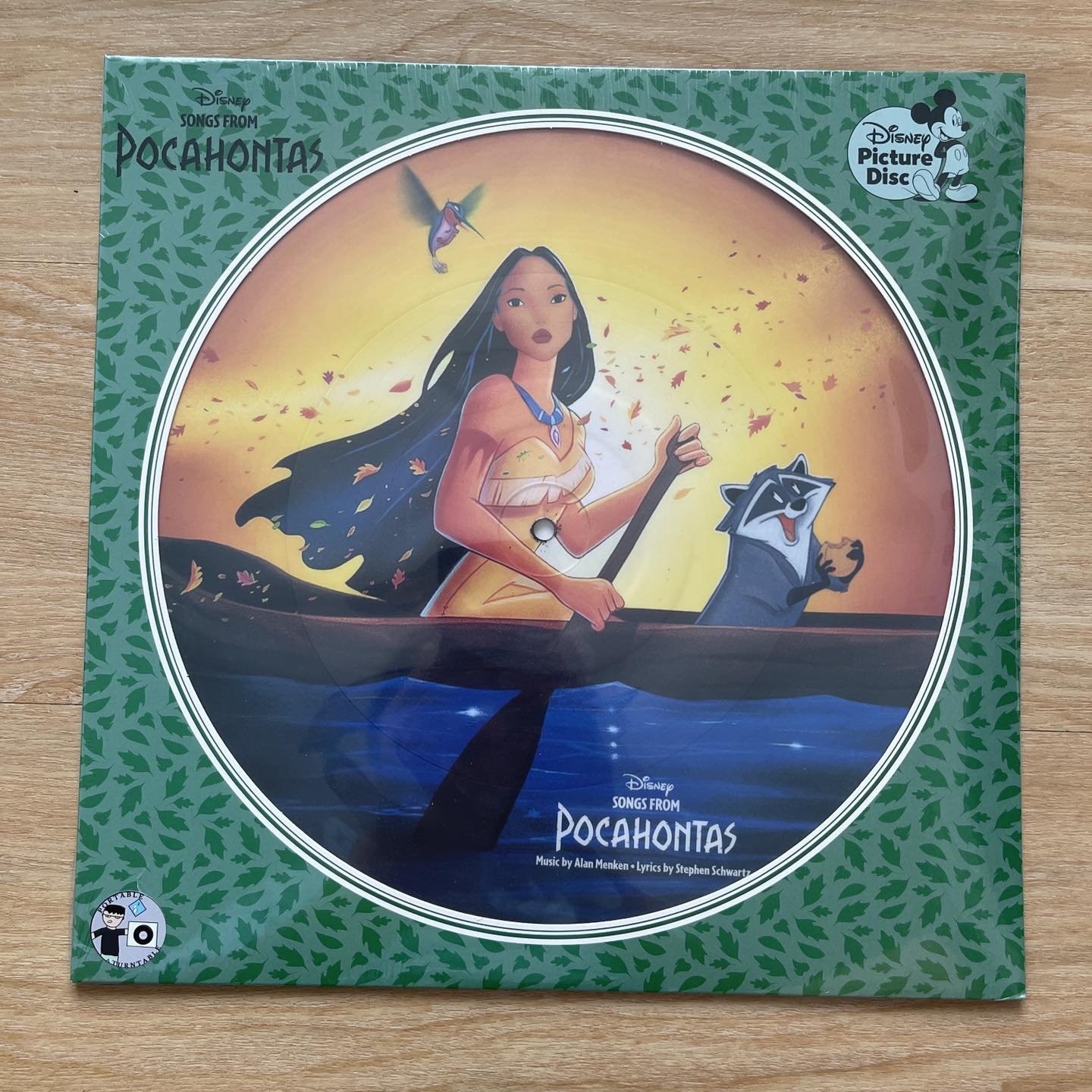 แผ่นเสียง Alan Menken - Songs From Pocahontas (Soundtrack) Picture Disc, LP, Album, Compilation, มือหนึ่ง ซีล