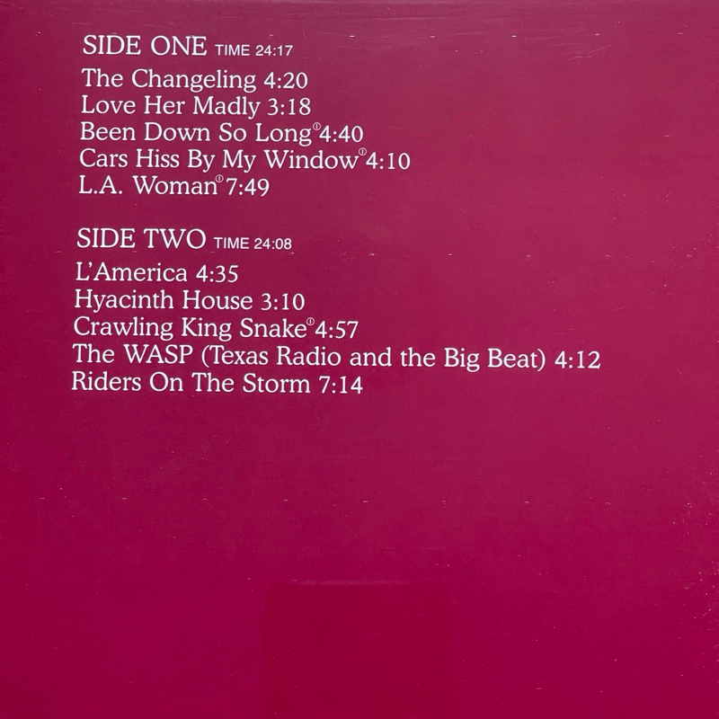 แผ่นเสียง The Doors - L.A. Woman ,Vinyl, LP, Album, Reissue, Repress, มือหนึ่ง ซีล
