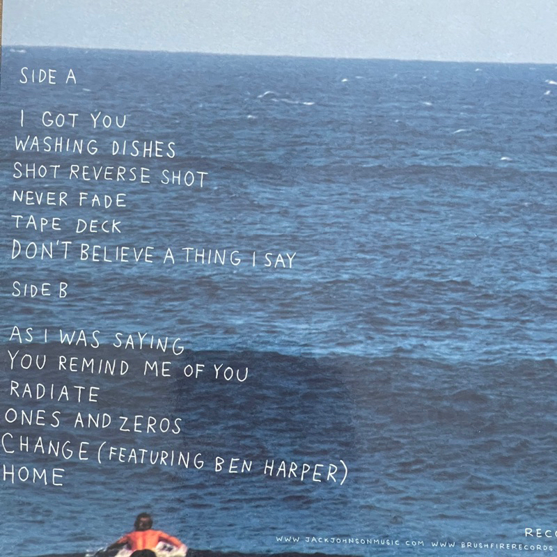 แผ่นเสียง Jack Johnson – From Here To Now To You แผ่นเสียงใหม่ ซีล Vinyl New Sealed