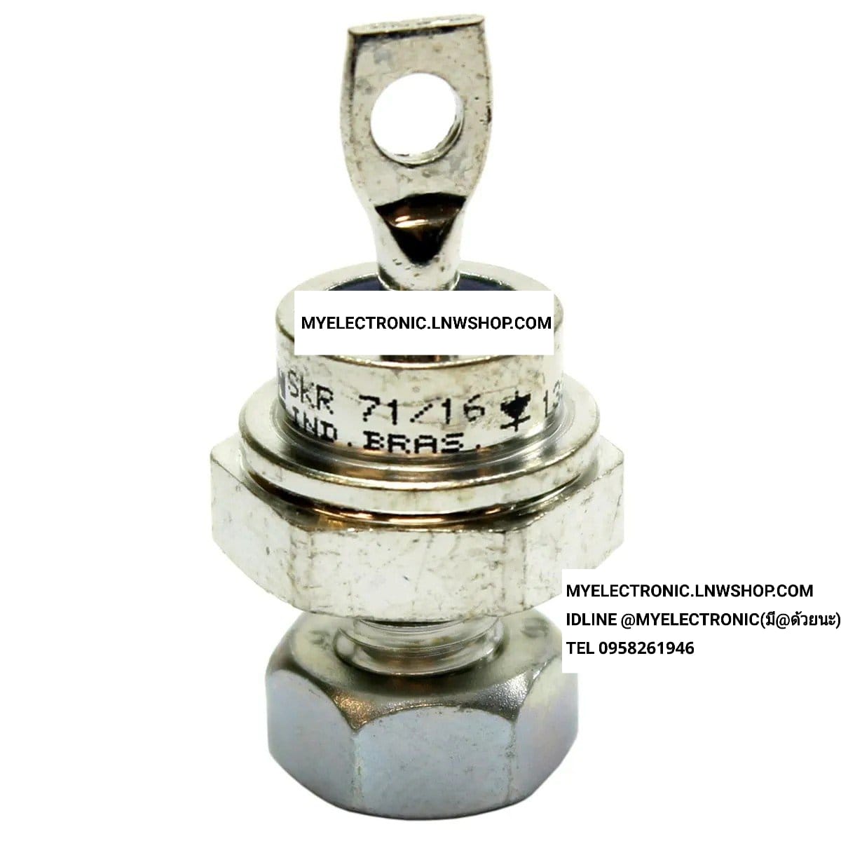 ขาย SKR71/16 ไดโอด 70A 1600V น็อต M8 DIODE ยี่ห้อ SEMIKRON ของแท้ ราคา ตัวละ . . . . หน่วย บาท