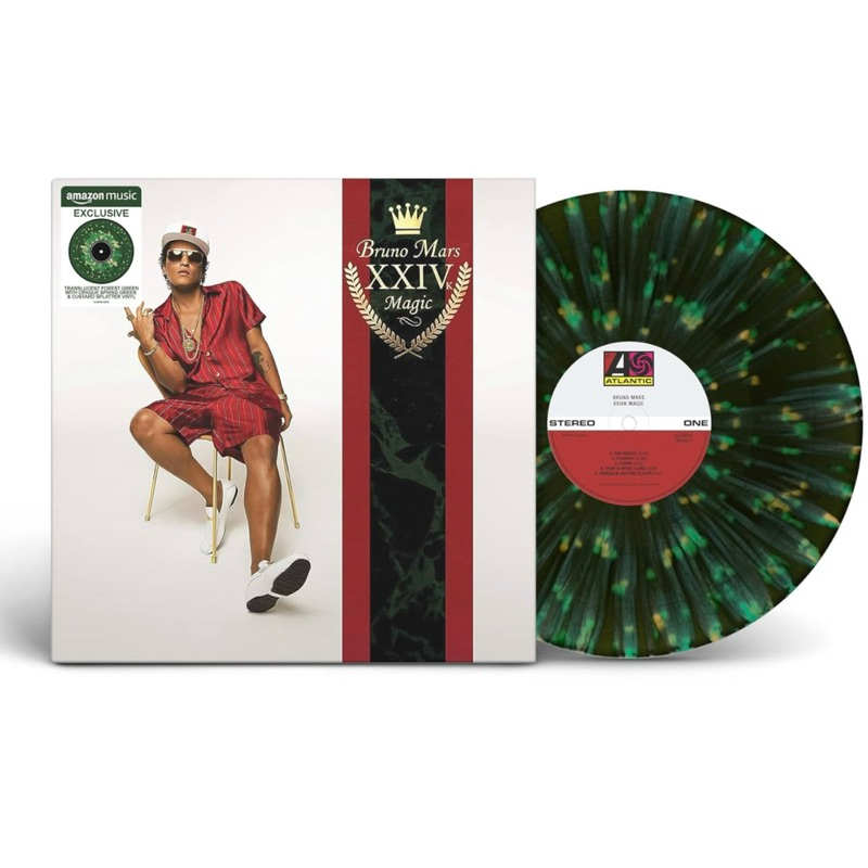 แผ่นเสียง Bruno Mars – 24K Magic **Amazon Exclusive Edition, Colour Vinyl, LP, Album,Canada มือหนึ่ง ซีล