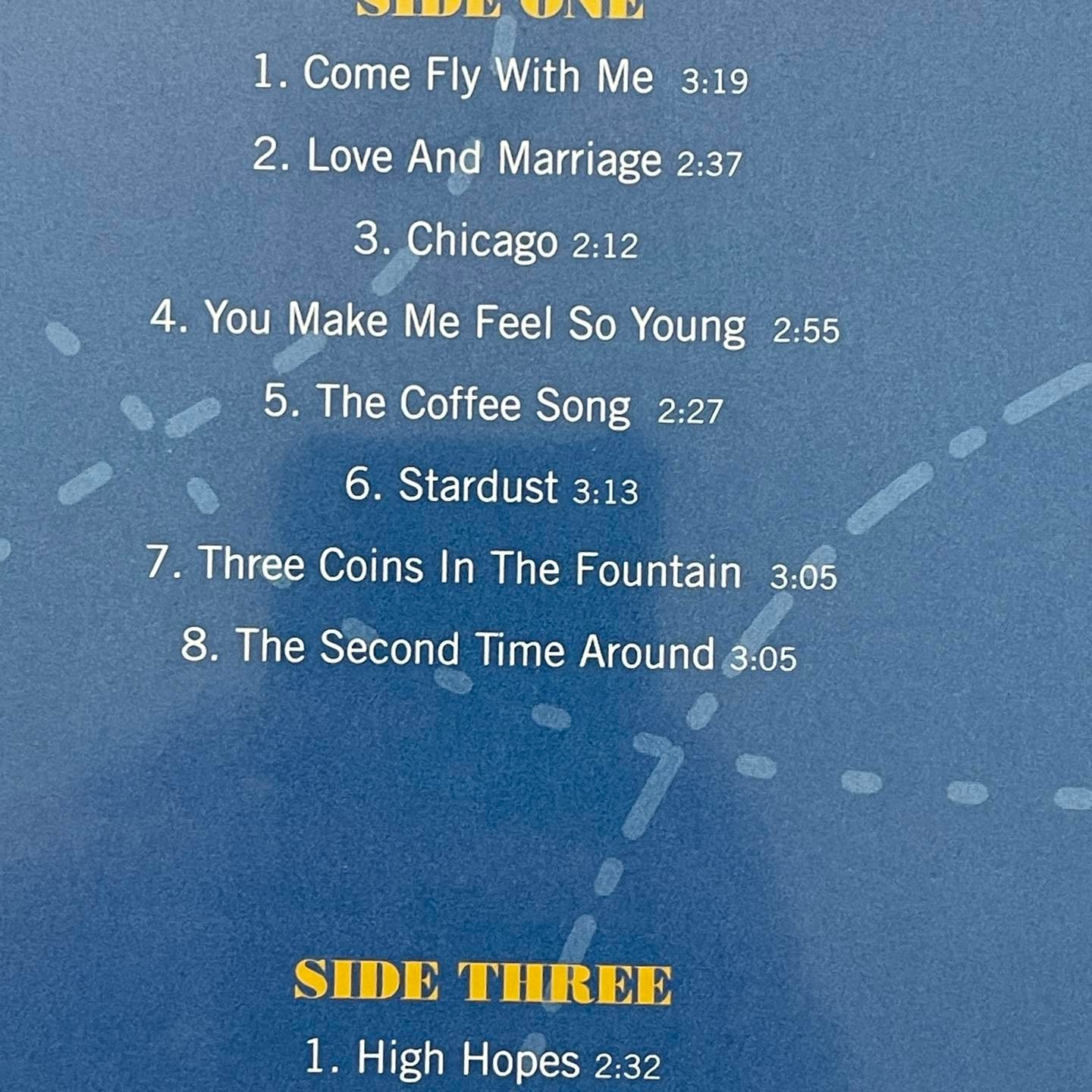 แผ่นเสียง Frank Sinatra Come Fly With Me ,2 x Vinyl, LP, Compilation, Stereo แผ่นมือหนึ่ง ซีล