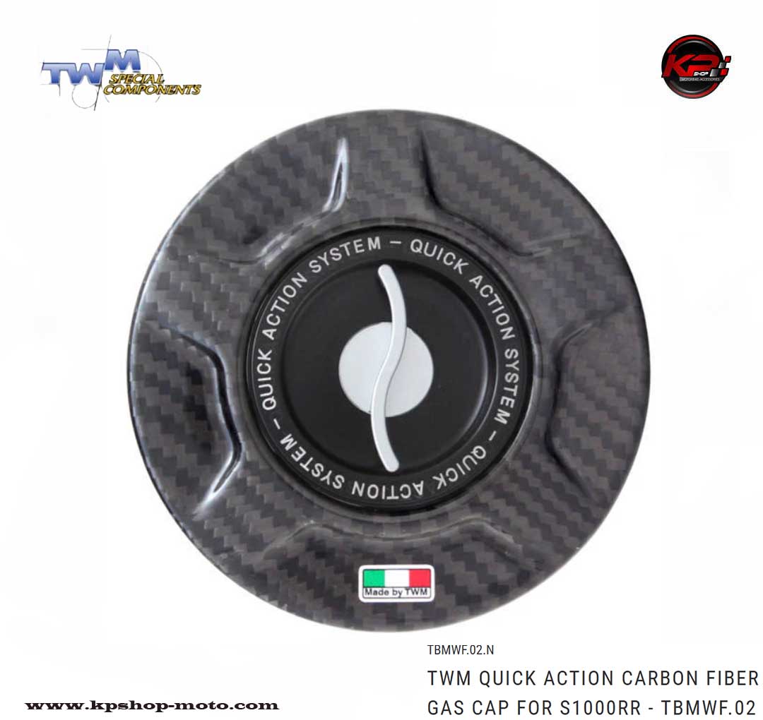 ฝาถัง TWM Quick Action Carbon Fiber Gas Cap for BMW S1000R/ S1000RR/ M1000R/ M1000RR