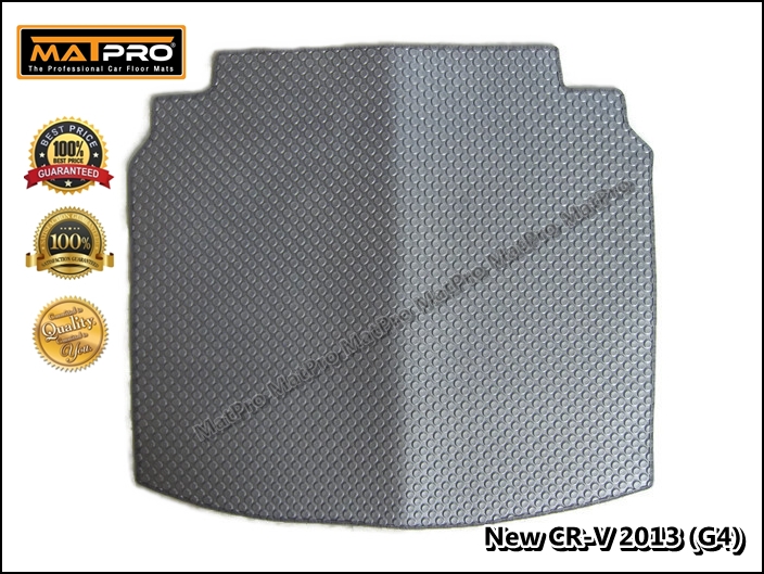 พรมปูพื้นเข้ารูป 100% ลายกระดุม สำหรับรถ รุ่น NEW CR-V 2013 (GEN.4)