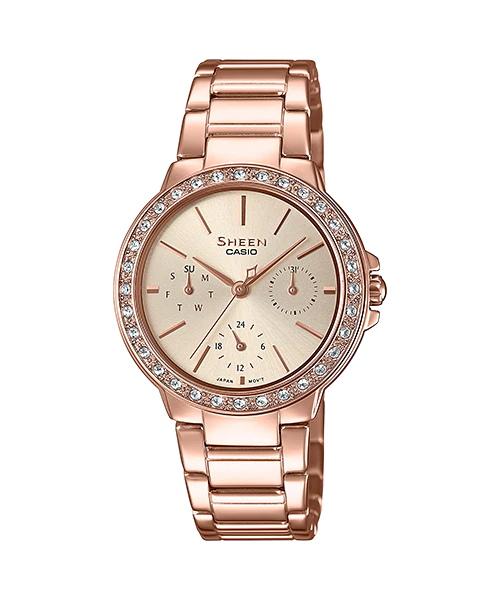 Casio Sheen 3-Hands Analog รุ่น SHE-3069PG-9A