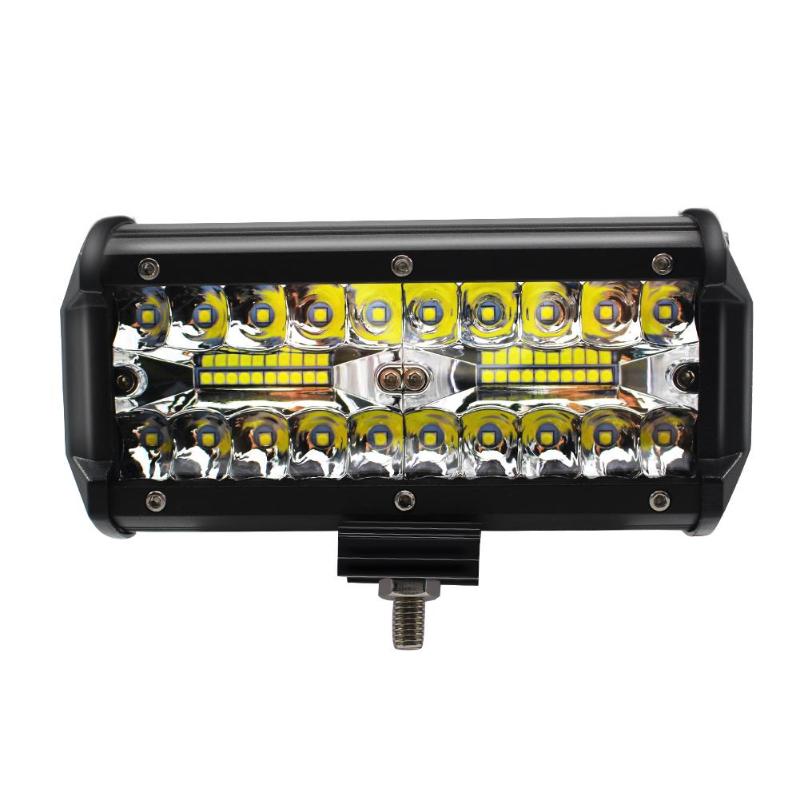 ส่งฟรี + จัดโปร X เเพ็ค 4 ชิ้น !! LED LIGHT BAR 120W สปอร์ตไลท์ไฟรถยนต์led ไฟหน้ารถ ไฟท้าย ไฟตัดหมอก รุ่น High CLASS 3 Row 12V-24V เเสงขาว งานพรีเมี่ยม จำนวน 4 ชิ้น