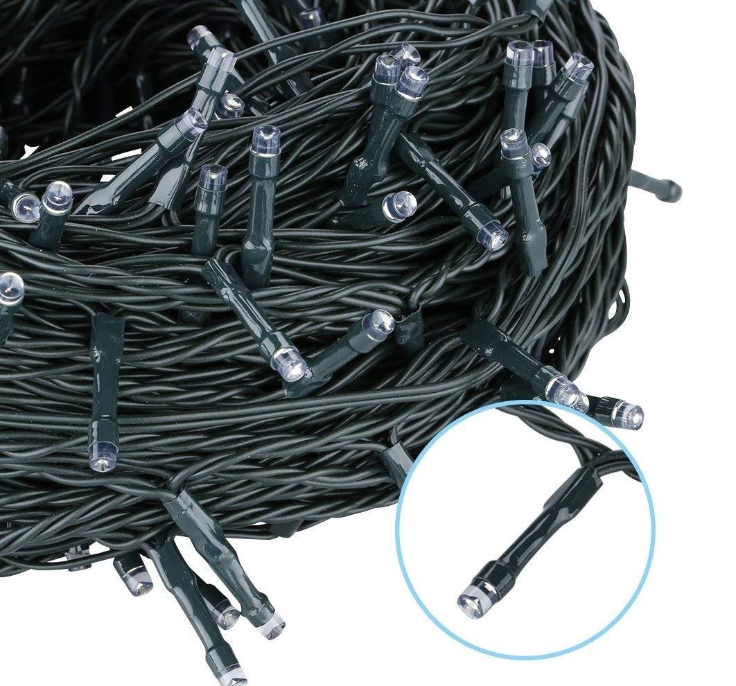 ส่งฟรี ! ไฟประดับตกเเต่ง led ยาว 50 เมตร เเสงสีฟ้า (blue) เเบบไฟไม่กระพริบ/ไฟนิ่ง ไฟบ้าน 220V ไฟคริสต์มาส ไฟคริสมาส ไฟปาร์ตี้ ไฟประดับปีใหม่ สายไฟประดับต้นคริสต์มาส ไฟตกเเต่งเทศกาล สำหรับตกเเต่งอาคารสถานที่ สวน ห้องนอน ร้านค้า ต้นไม้ จำนวน 1 ชิ้น