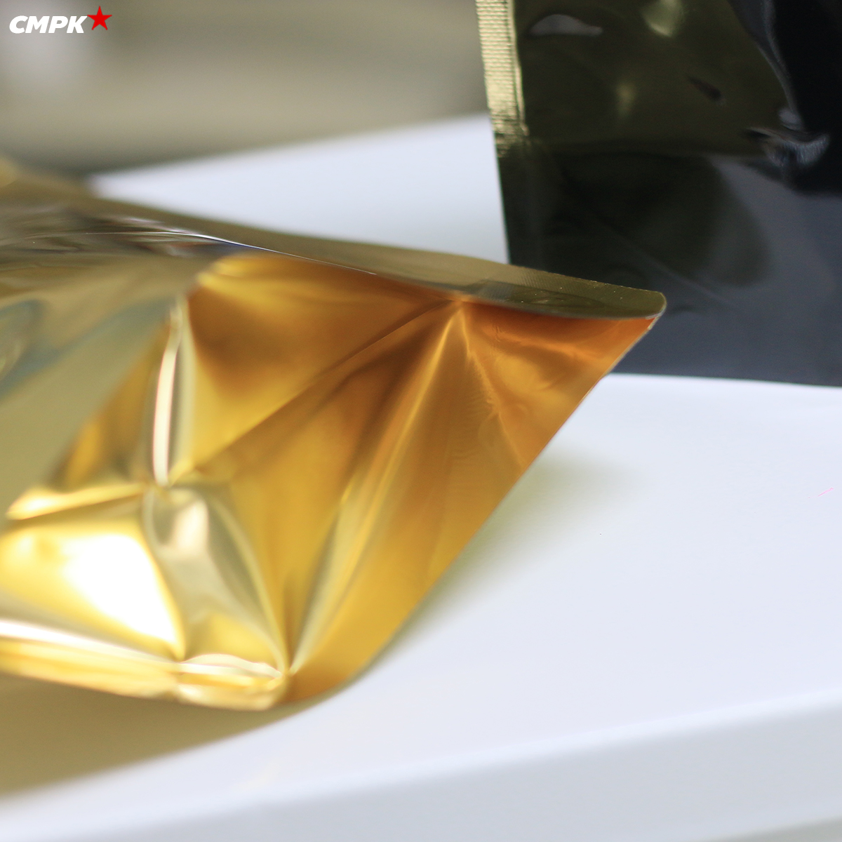 ถุงซิปใส่ชากาแฟ อลูมิเนียมฟอยล์ เนื้อเงา ตั้งได้ หนาพิเศษ 270 ไมครอน (50ใบ)