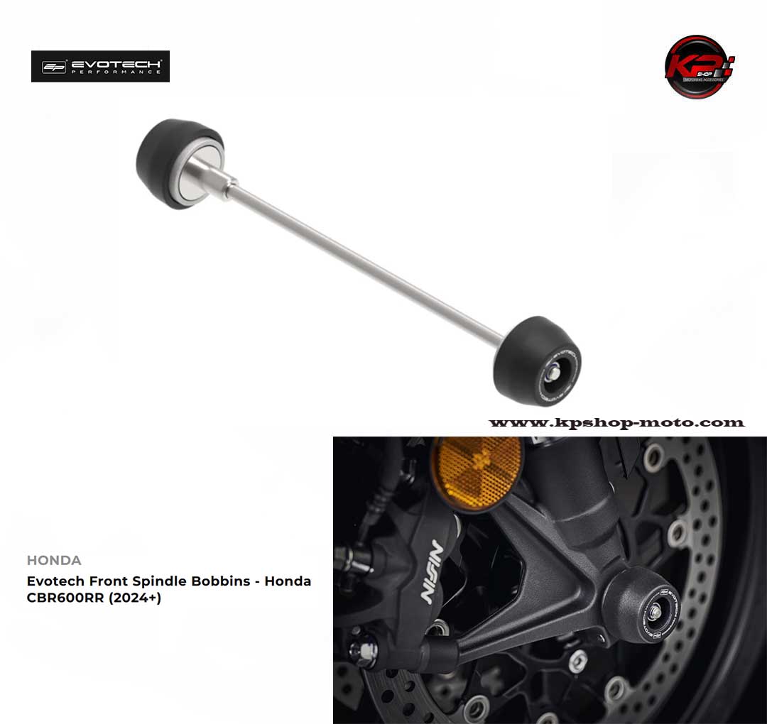 กันล้มหน้า Evotech Front Spindle Bobbins - Honda CBR600RR (2024+)